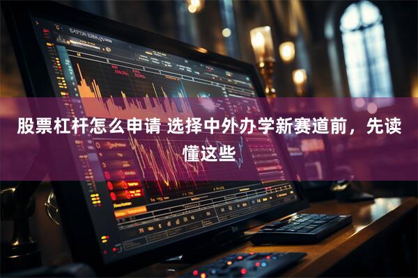 股票杠杆怎么申请 选择中外办学新赛道前，先读懂这些