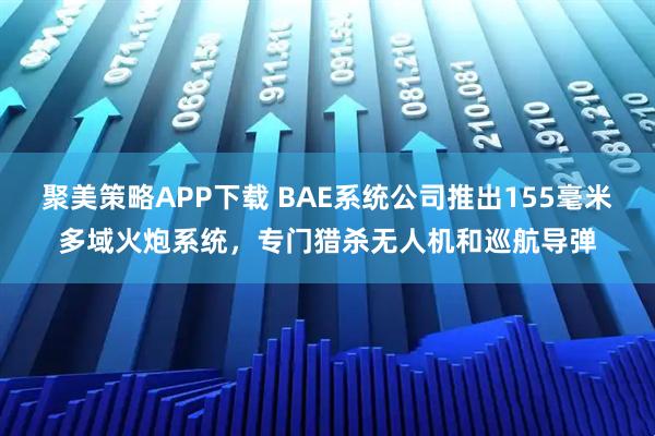 聚美策略APP下载 BAE系统公司推出155毫米多域火炮系统，专门猎杀无人机和巡航导弹